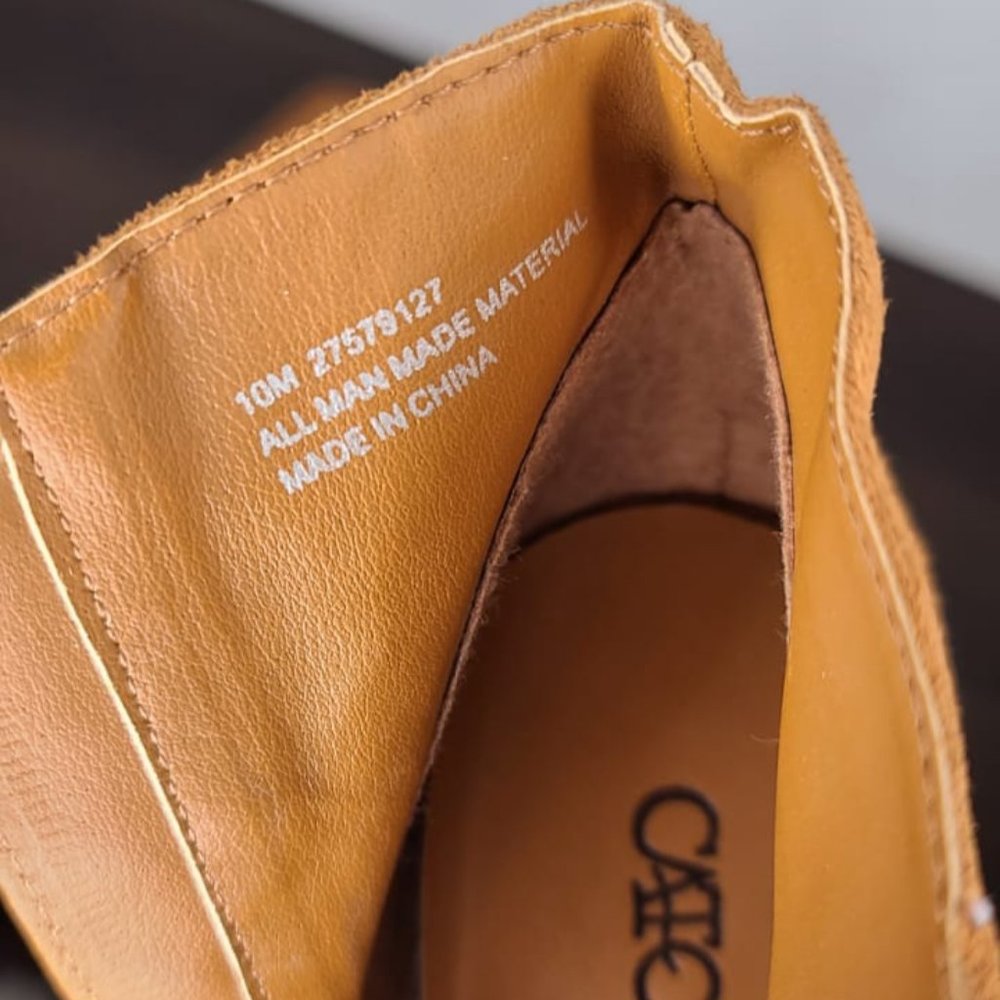Cato brown/tan/mustard Heeled ankle boots - Picture 4 of 9